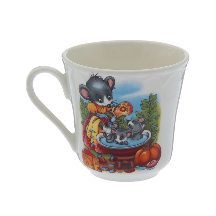 Кружка 190 мл "Маруся" алфавит, деколь, микс