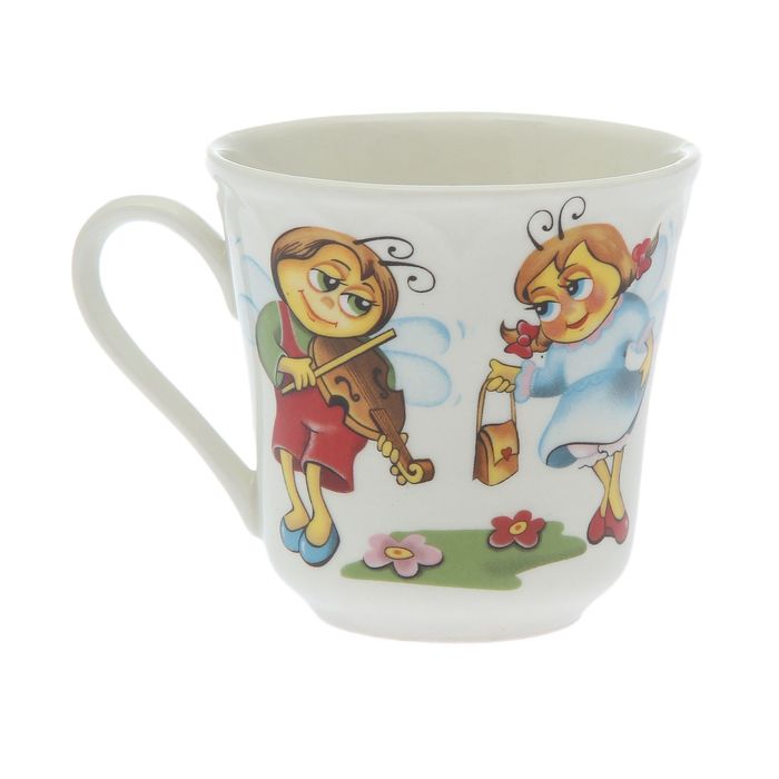 Кружка 190 мл "Маруся" жу-жу, деколь, микс