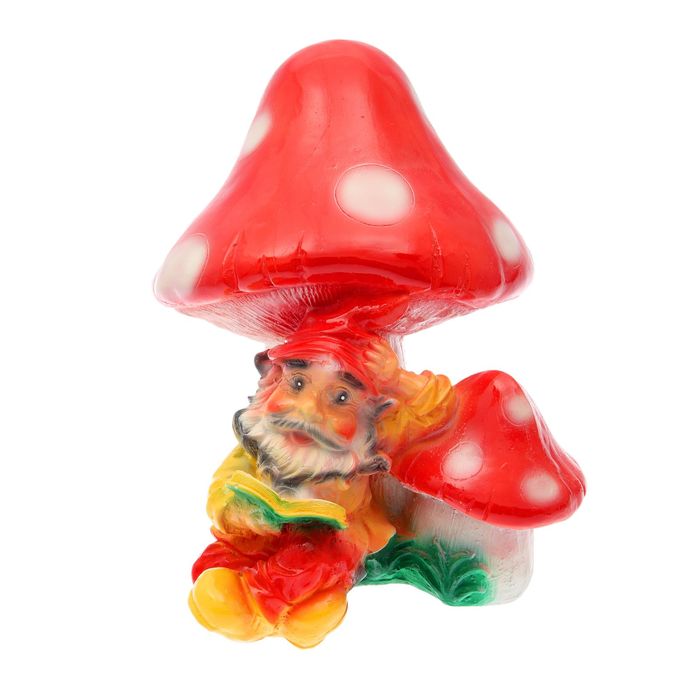 Садовая фигура "Гриб–лесовик" 30 см