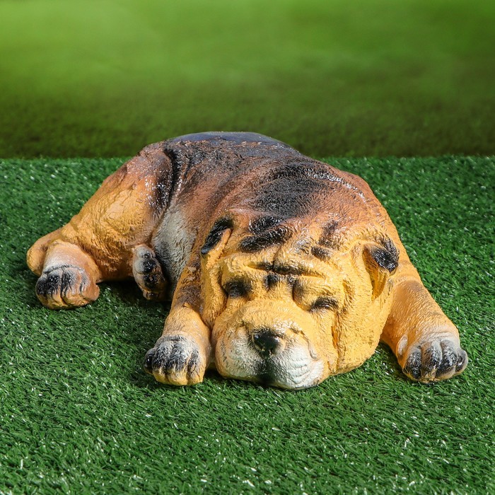 Садовая фигура "Шарпей спящий"