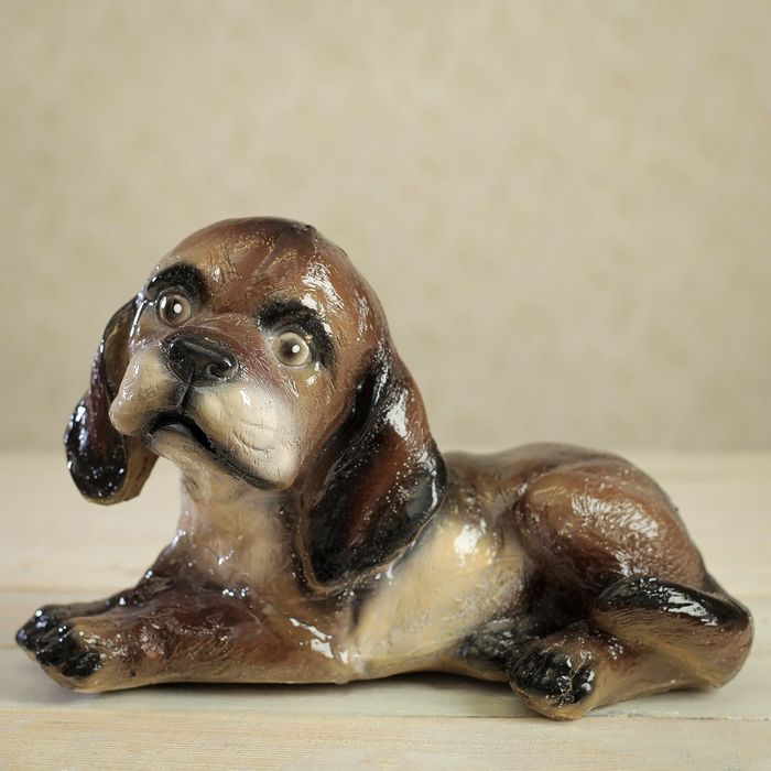 Садовая фигура "Щенок Бигль"