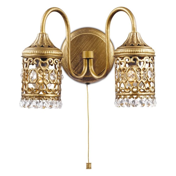 Бра Salona E14 2х40W бронза