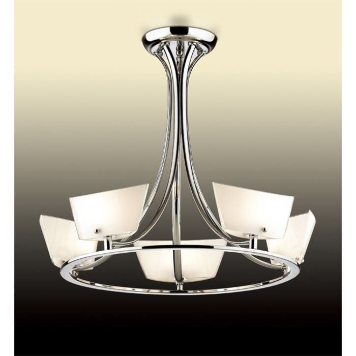 Люстра Febri G9 5х40W 220V хром/белый