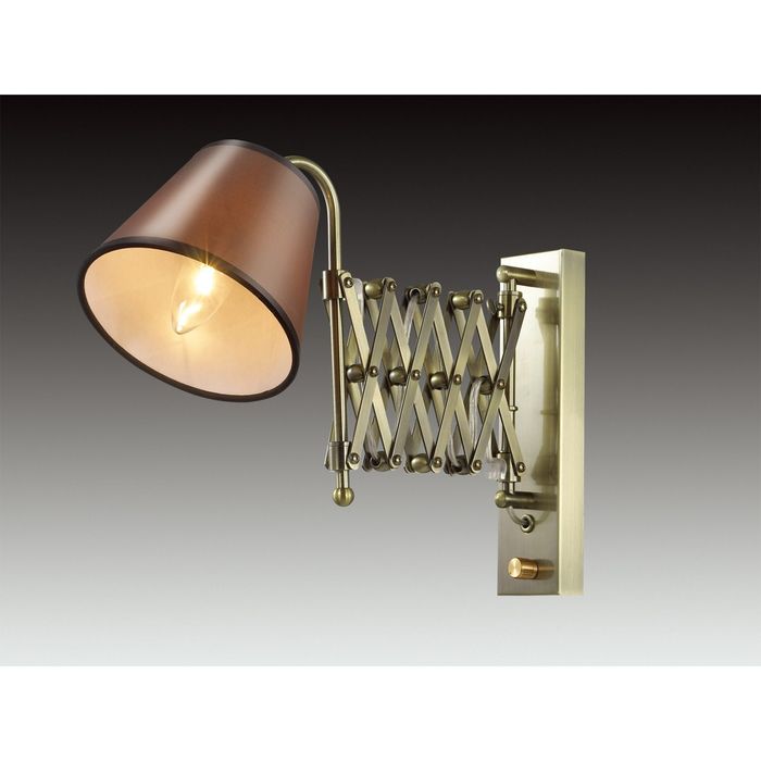 Бра LARK E14 40W бронза 33х13,5х42 см