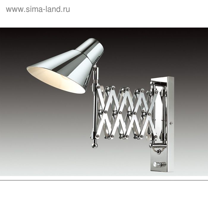 фото Бра lark e14 40w хром 38х14,5х34см odeon light