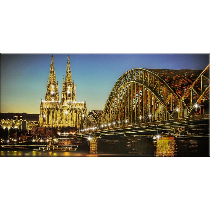 Картина на оргстекле со стразами "Кельн" 90/180