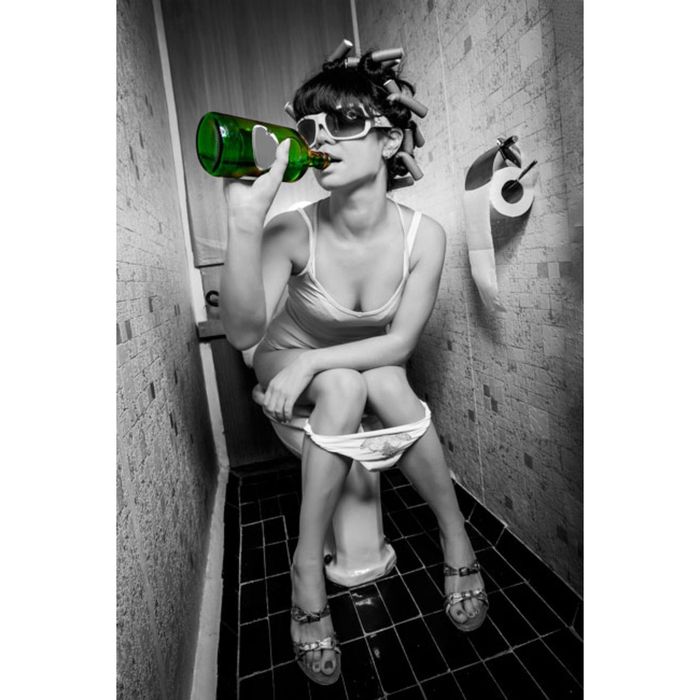 Картина на подрамнике "После дивного веселья"