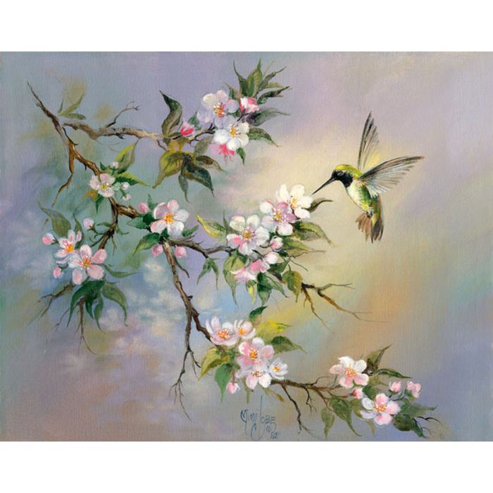 Картина на подрамнике "Колибри"