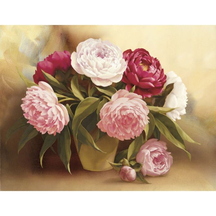 Картина на подрамнике "Розовая безмятежность"