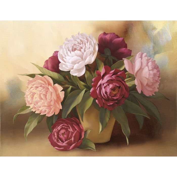 Картина на подрамнике "Розовая безмятежность"