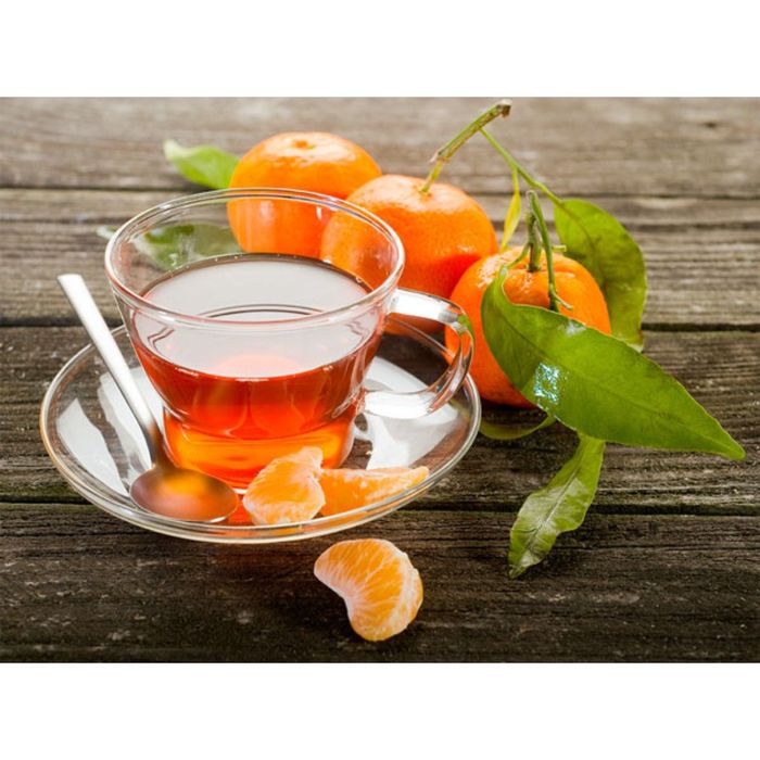 Картина на подрамнике "Мандариновый чай"