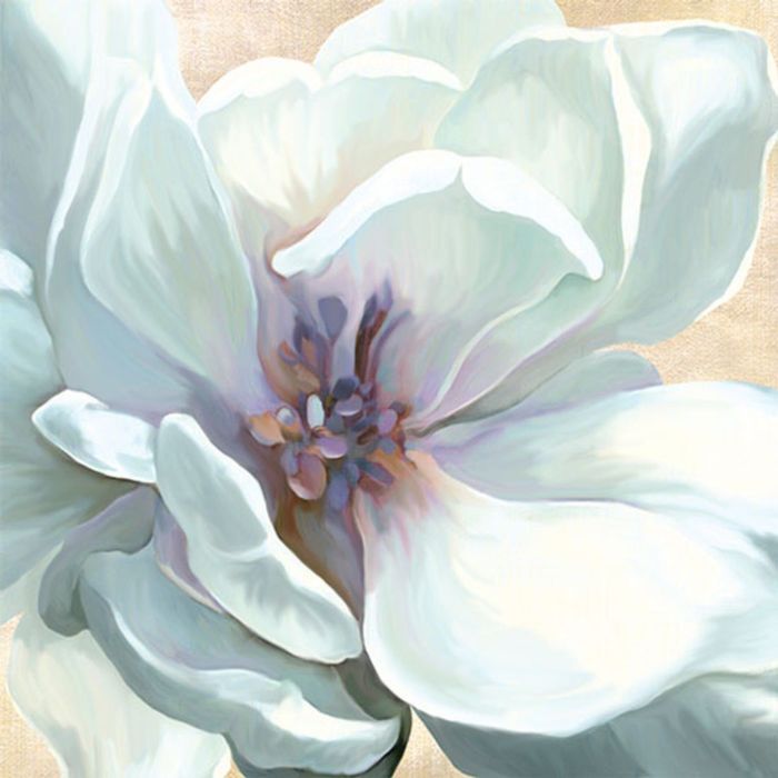 Картина на подрамнике "Радужный цветок"