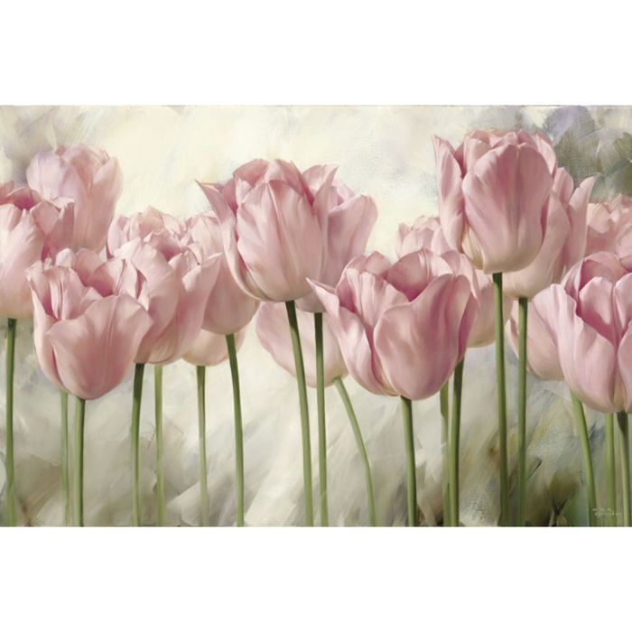 Картина на подрамнике "Розовые тюльпаны"