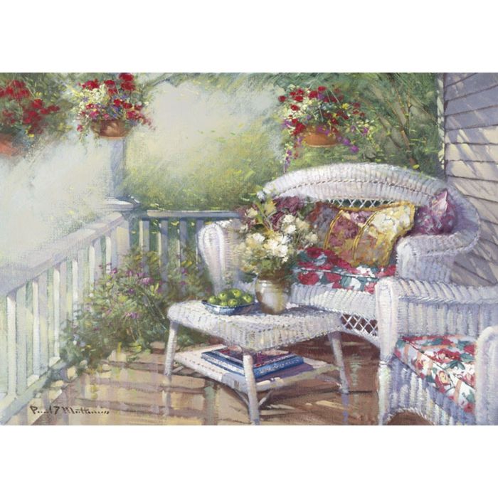 Картина на подрамнике "Весенняя веранда"