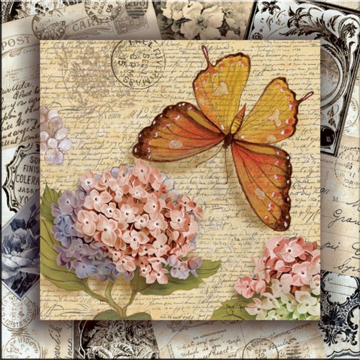 Картина на подрамнике "Бабочка"