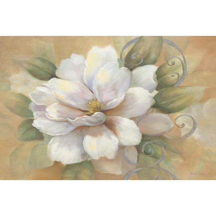 Картина на подрамнике "Медовая камелия"