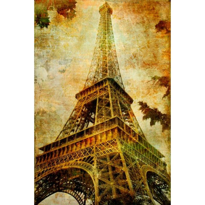 Картина на подрамнике "Башня Ретро"