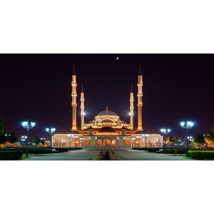 Картина на подрамнике "Сердце Чечни"