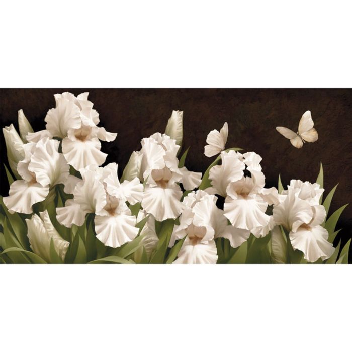 Картина на подрамнике "Светлые ирисы"