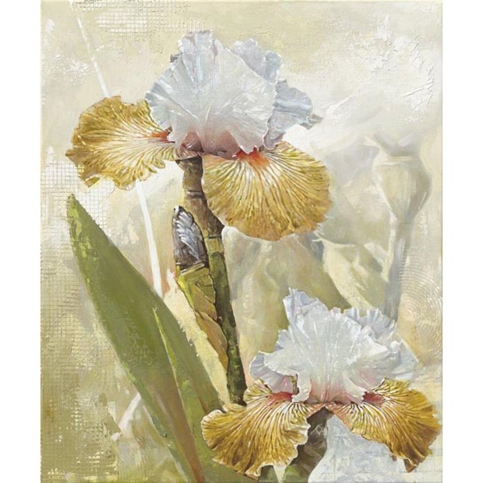 Картина на подрамнике "Романтические ирисы"