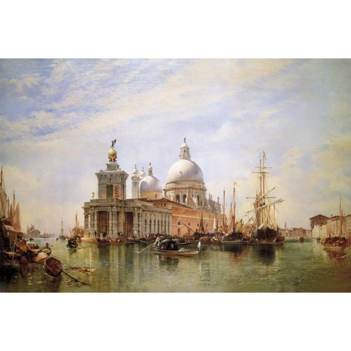 Картина на подрамнике "Белые розы в золоте"