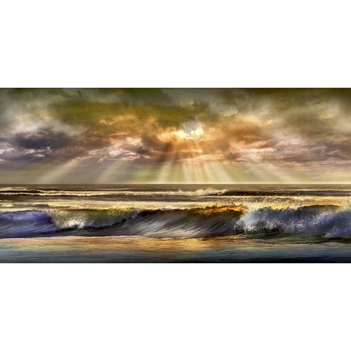 Картина на подрамнике "Волны света"