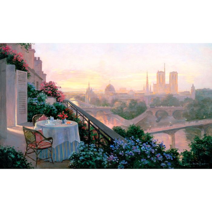 Картина на подрамнике "Ужин на двоих"