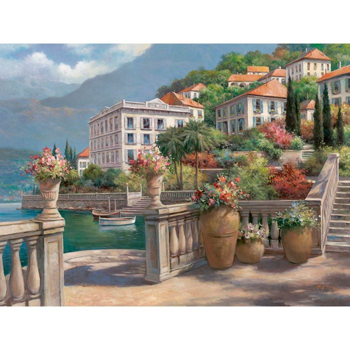 Картина на подрамнике "Бухта в Ривьере"