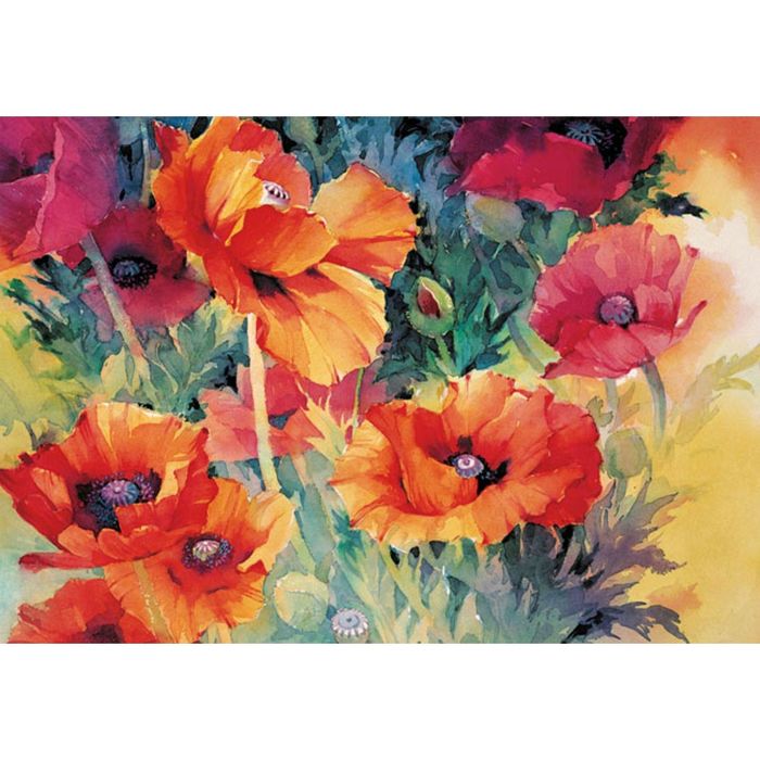 Картина на подрамнике "Утренние маки"