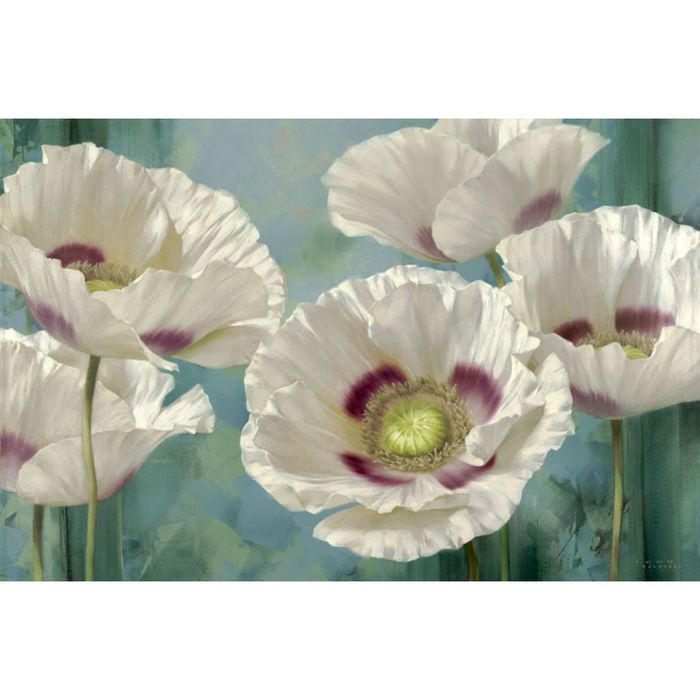 Картина на подрамнике "Белые маки"