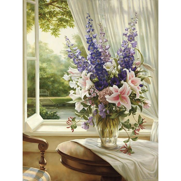 Картина на подрамнике "Усадьба"