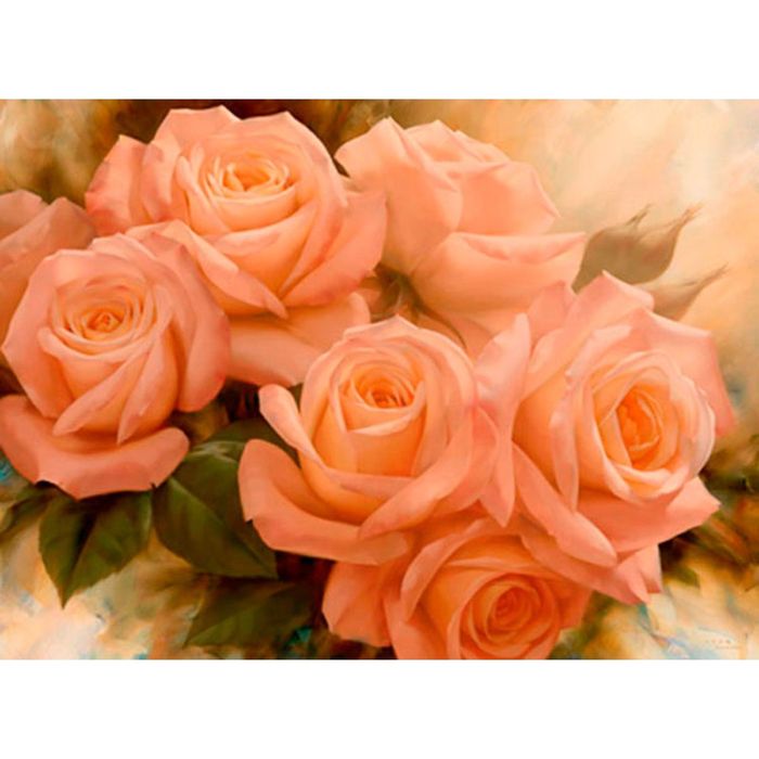 Картина на подрамнике "Чайные розы"