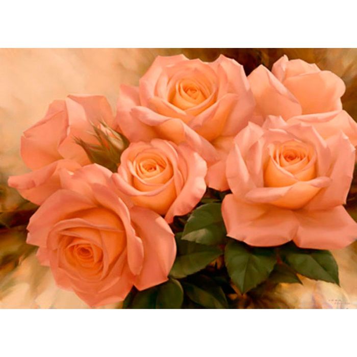 Картина на подрамнике "Чайные розы"