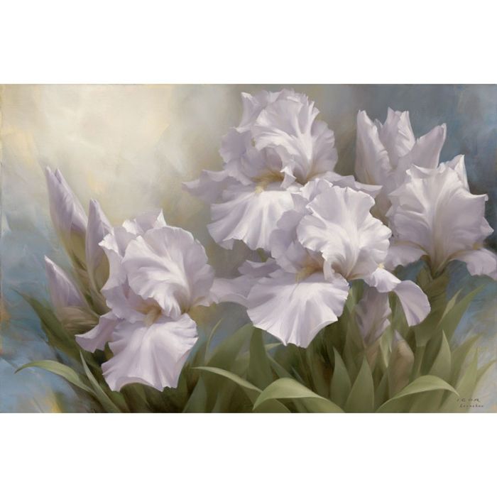 Картина на подрамнике "Ирисы"