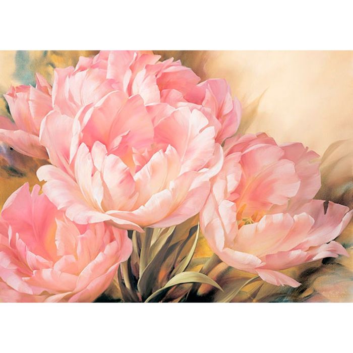 Картина на подрамнике "Махровые тюльпаны"