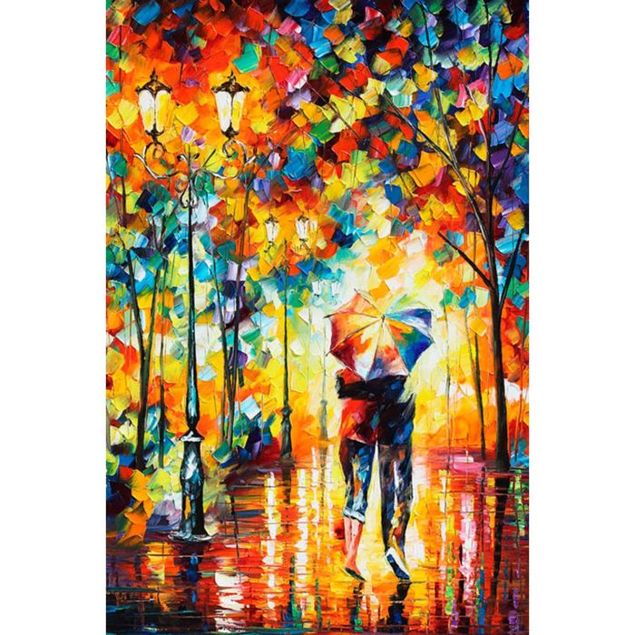 Картина на подрамнике "Под зонтом"