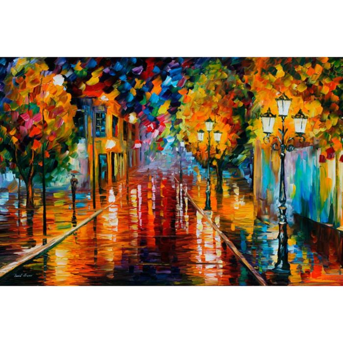 Картина на подрамнике "Импровизация огней"