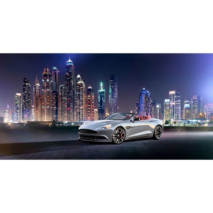 Картина на подрамнике "Огни большого города"