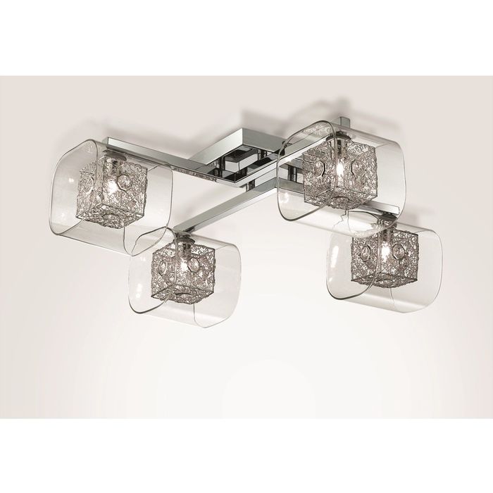 Люстра потолочная FORTA G9 4х40W 220V хром