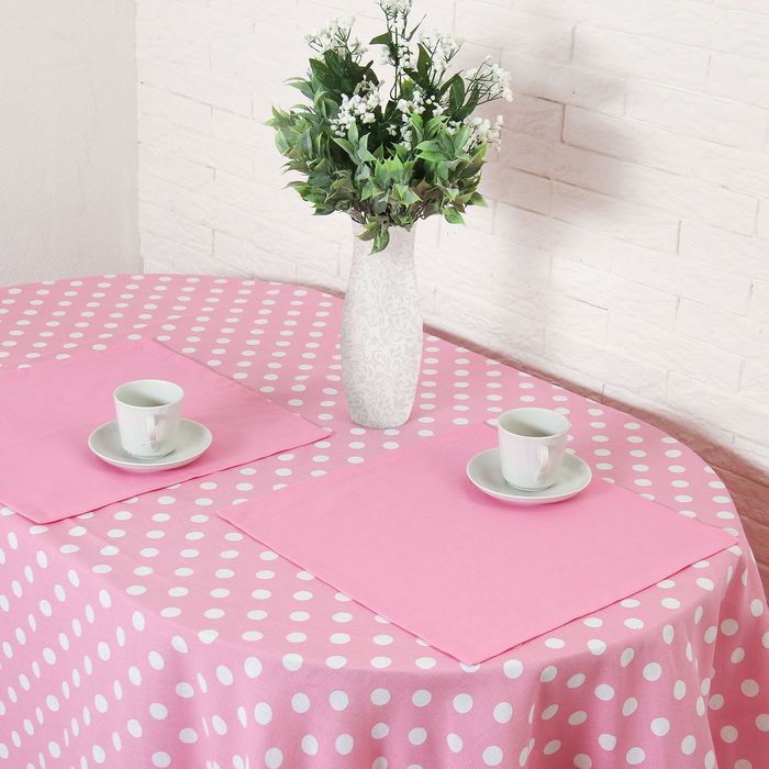 Набор столовый "Этель" Капкейк (вид2) скатерть 150х200 см, салфетка 40х40 см 8 шт., рогожка