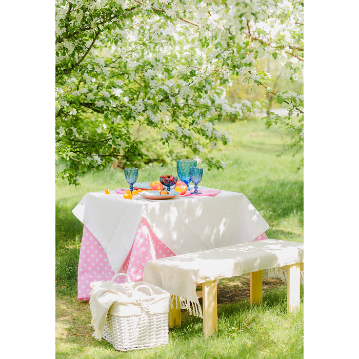 Набор столовый "Этель" Капкейк (вид2) скатерть 150х200 см, салфетка 40х40 см 8 шт., рогожка