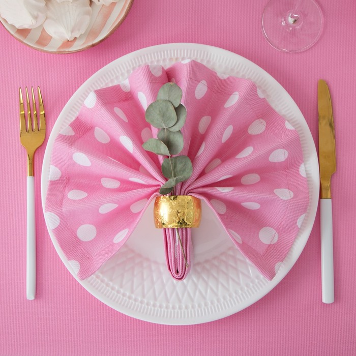 Набор столовый "Этель" Капкейк скатерть 150х200 см, салфетка 40х40 см 8 шт., рогожка