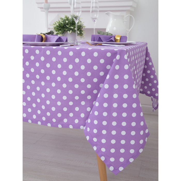 Набор столовый "Этель" Спелая смородина (вид2) скатерть 150х200 см, салфетка 40х40 см 8 шт., рогожка