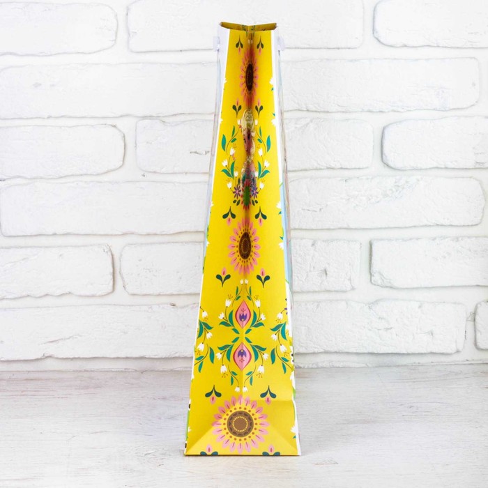 Пакет ламинированный вертикальный "С Днем Рождения", Холодное сердце, 31 х 40 х 11 см