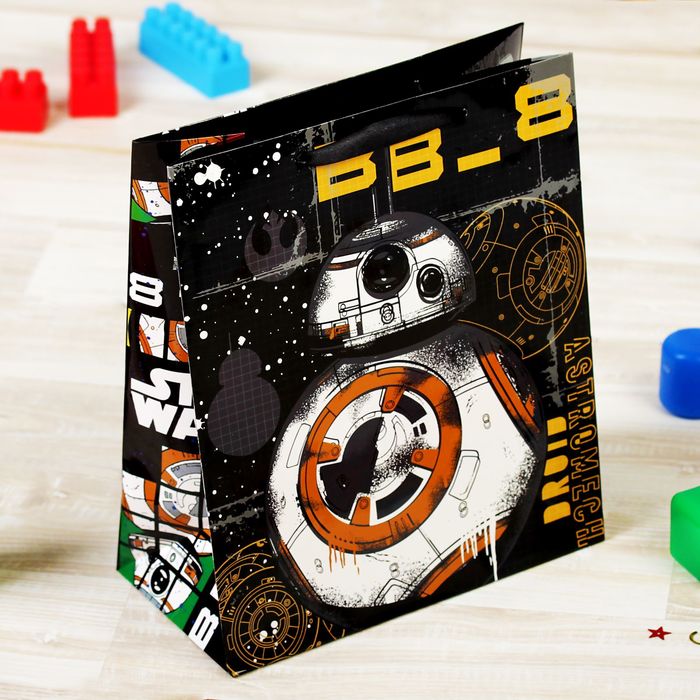 Пакет ламинат вертикальный "Astro droid ",Звездные войны , 23 х 27 х 11,5 см