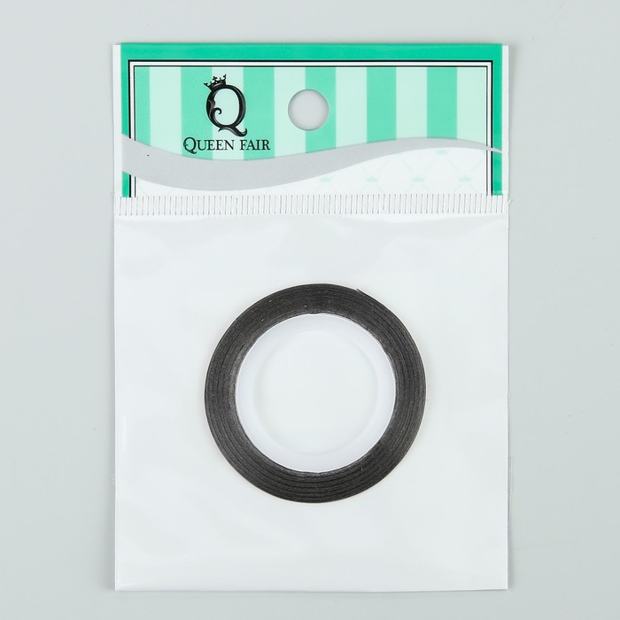 Лента фольгированная клеевая для ногтей, 0,1см, 18м, цвет кофейный