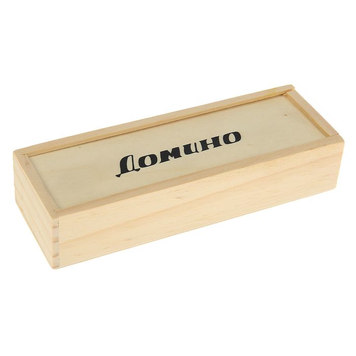 Игра настольная "Домино", 28 деревянных костей