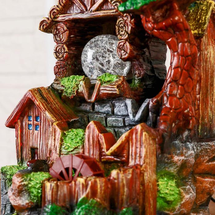 Фонтан "Усадьба" 13х19х25 см (с подсветкой) мод.F012