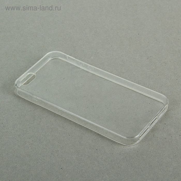 фото Чехол luazon для телефона iphone 5/5s, силиконовый, тонкий, прозрачный luazon home