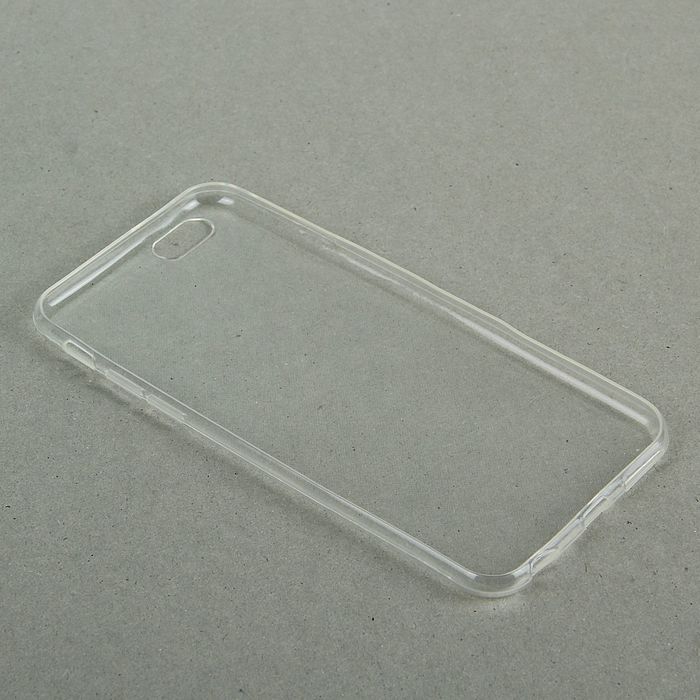 Силиконовый чехол для телефона LuazON, тонкий, для iPhone 6, 6S прозрачный
